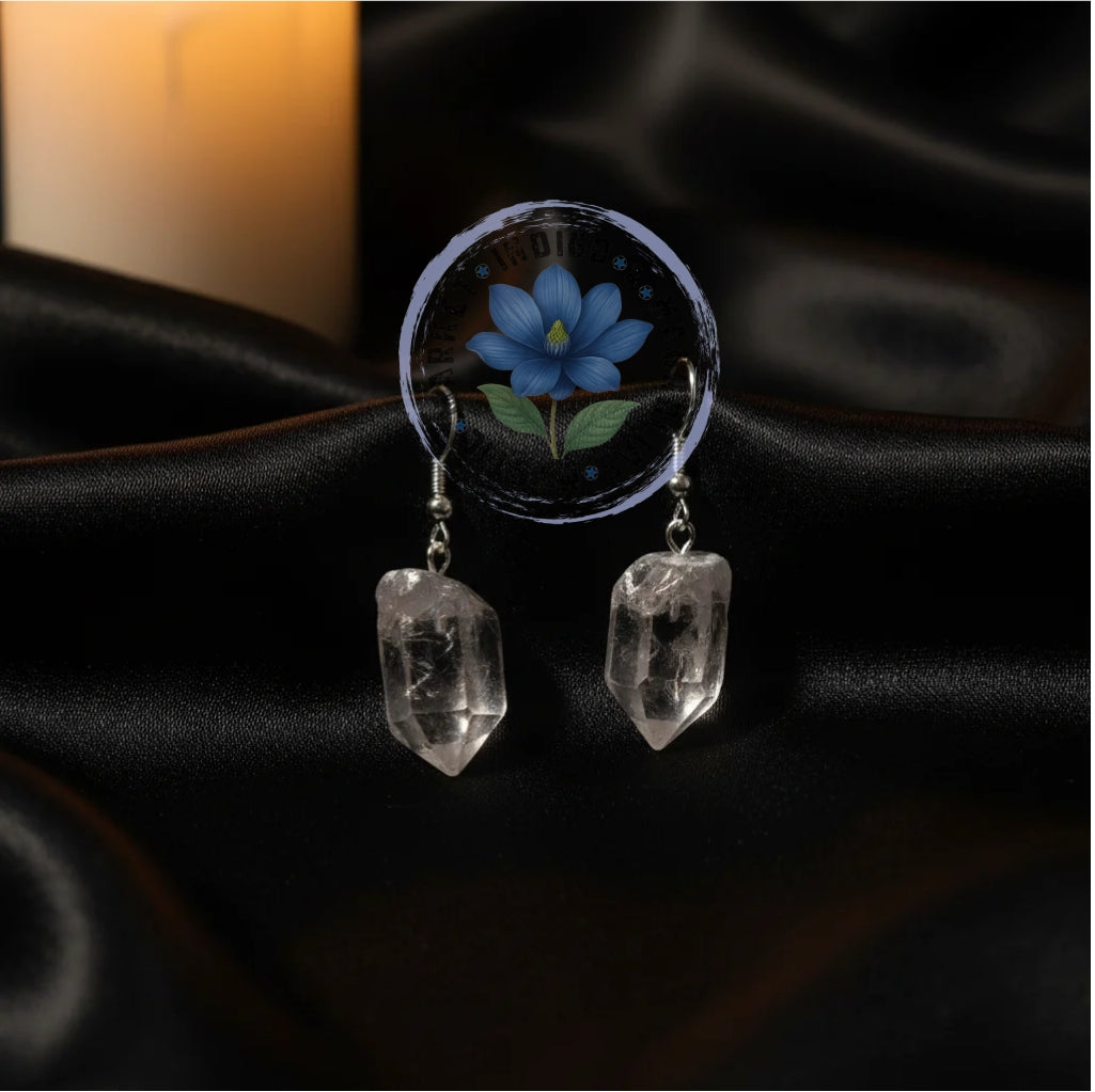 Clear Quartz earrings